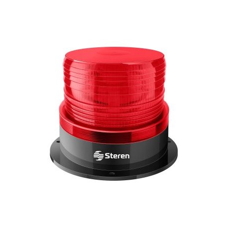 Luz LED roja estrobo para alarmas