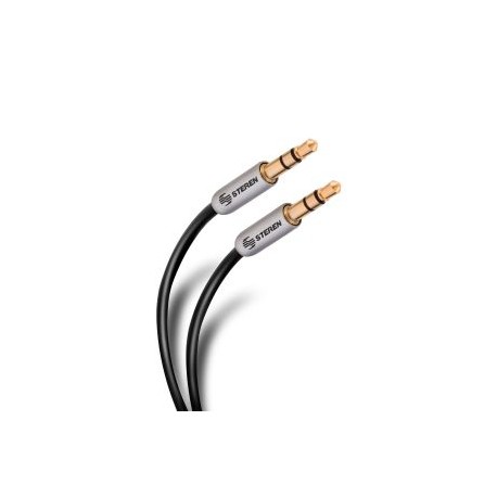 Cable auxiliar plug a plug 3,5 mm de 1,8 m, ultradelgado y conectores reforzados