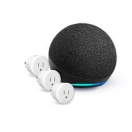 Alexa ECHO 4ª Gen más 3 contactos Wi-Fi (ECHO 4 GEN NE / SHOME-100/3)