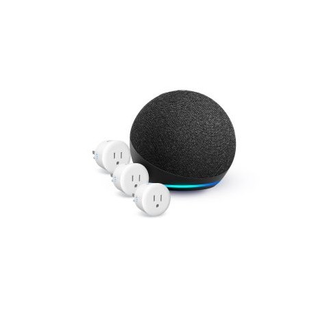 Alexa ECHO 4ª Gen más 3 contactos Wi-Fi (ECHO 4 GEN NE / SHOME-100/3)