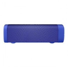 Bocina Bluetooth* mini SoundBar con acabado textil azul