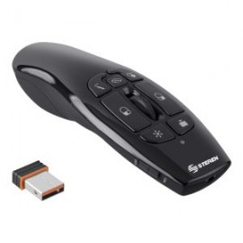 Control inalámbrico de diapositivas con Air Mouse y apuntador láser