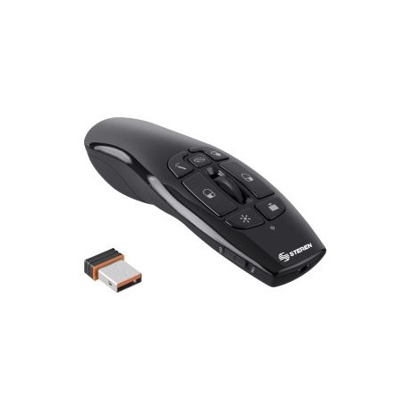 Control inalámbrico de diapositivas con Air Mouse y apuntador láser