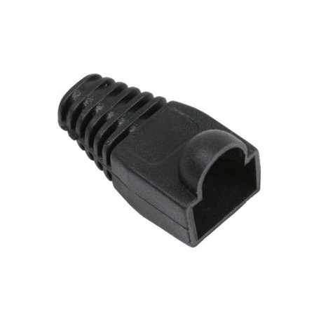 Cubierta protectora para plug RJ45, negra