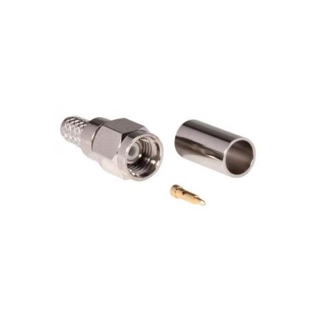 Plug SMA para cable RG58 con pin para soldar
