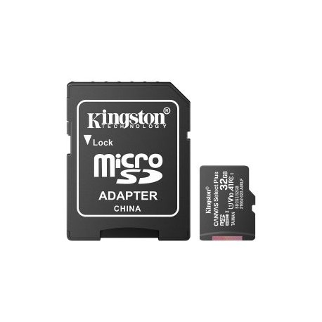 Memoria microSD de 32 GB Kingston, clase U1, V10, A1