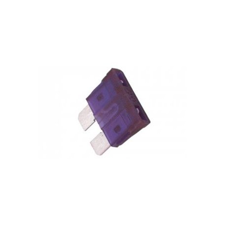 Fusible automotriz de 32 Vcc  3 A, violeta