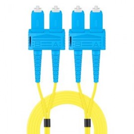 Jumper de FO dúplex SM (OS2) cable tipo Riser de 2 mm, SC/UPC a SC/UPC de 3 m