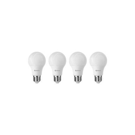 4 focos LED de luz fría, 9 W