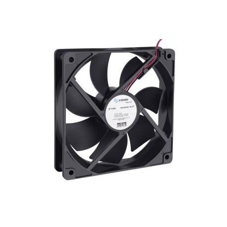 Ventilador plástico de 6", 12 Vcc