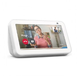 Pantalla inteligente con Alexa y cámara de 2 MPx (2da Gen), blanca