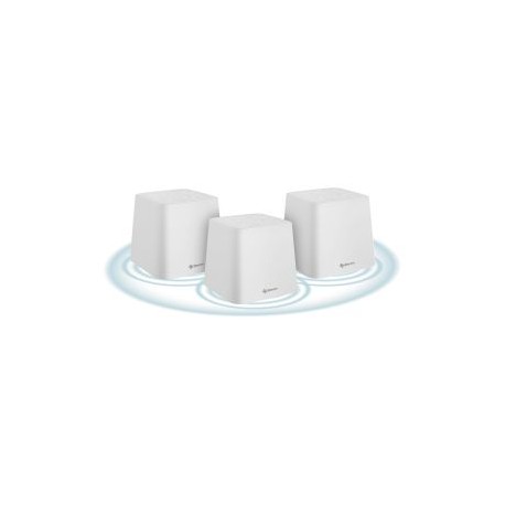 Sistema Smart Wi-Fi MESH triple, 2,4 GHz y 5 GHz (B/G/N/A/AC/V/R)