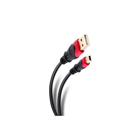 Cable Elite reforzado USB a mini USB, de 1,8 m