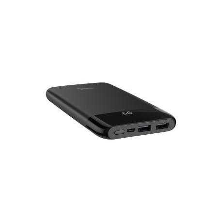 Power Bank de 8,000 mAh con 2 salidas USB y display