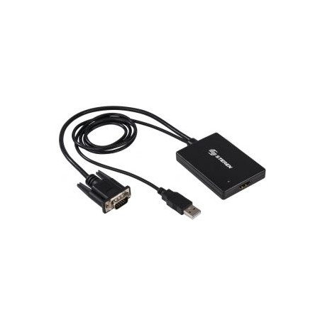 Adaptador VGA a HDMI con Audio USB