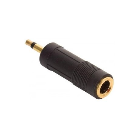 Adaptador elite de plug 3,5 mm a jack 6,3 mm, monoaural