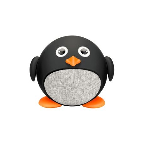 Mini bocina Bluetooth* con forma de pingüino