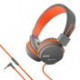 Audífonos manos libres con cable tipo cordón, plegables