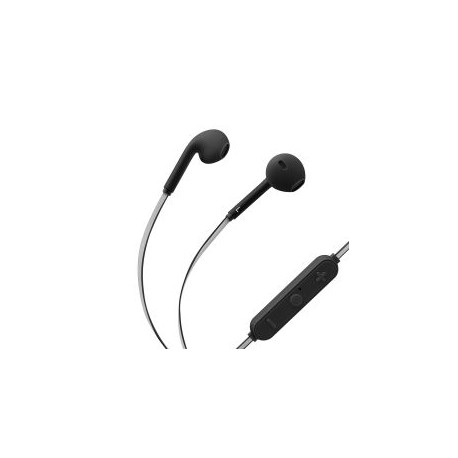 Audífonos Bluetooth* con cable reflejante y auriculares rubber