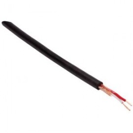 Cable tipo micrófono 22 AWG 65% malla de cobre estañado