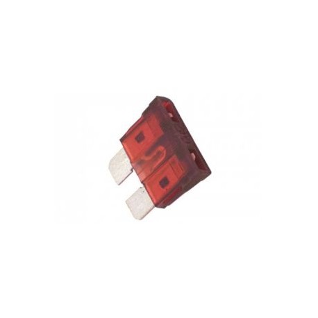 Fusible automotriz de 32 Vcc  10 A, rojo