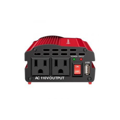 Inversor de corriente automotriz de 400 W (12 Vcc a 110 Vca)