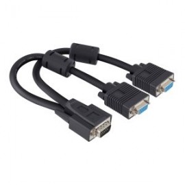 Divisor pasivo de plug VGA a 2 jacks VGA