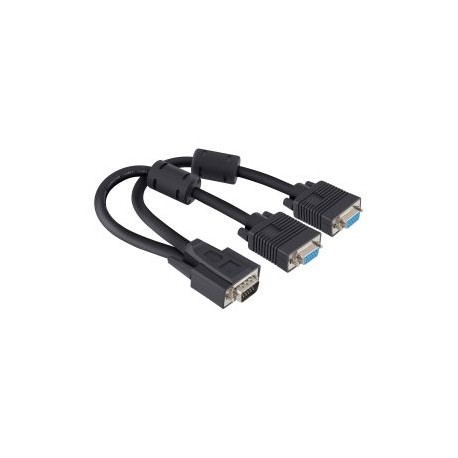 Divisor pasivo de plug VGA a 2 jacks VGA