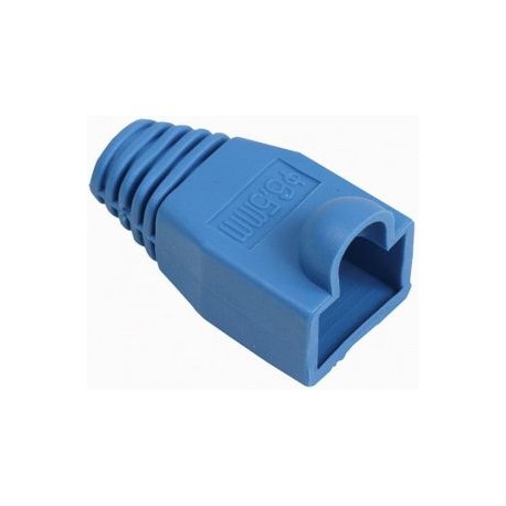 Cubierta protectora para plug RJ45, azul