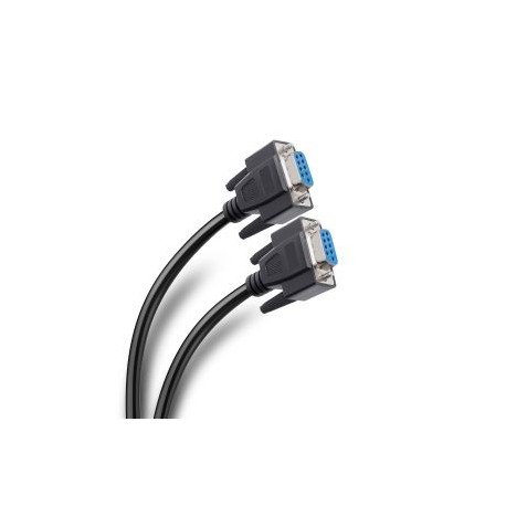 Cable jack a jack DB9 RS232 Null Modem, de 3 m