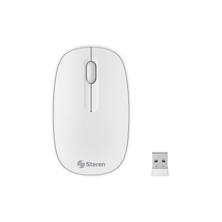 Mouse inalámbrico 1 200 DPI, blanco