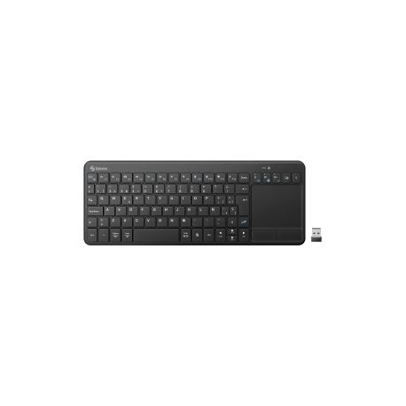 Mini teclado Bluetooth* / RF con touchpad, multiequipo