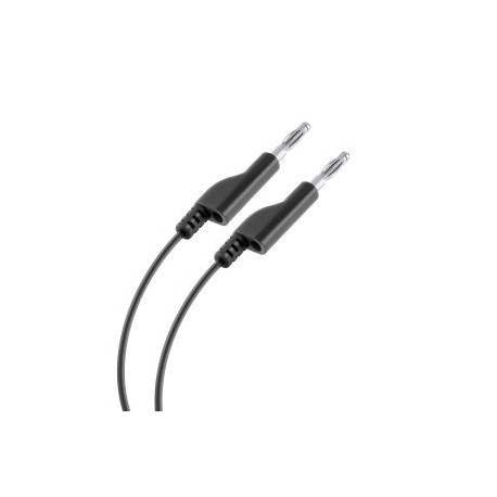 Cable Plug a Plug tipo BANANA, color negro