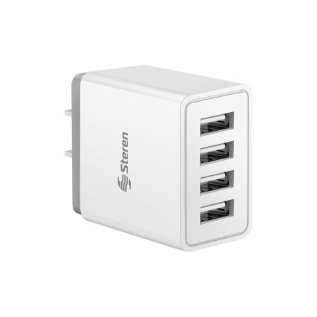 Cargador USB express cuádruple