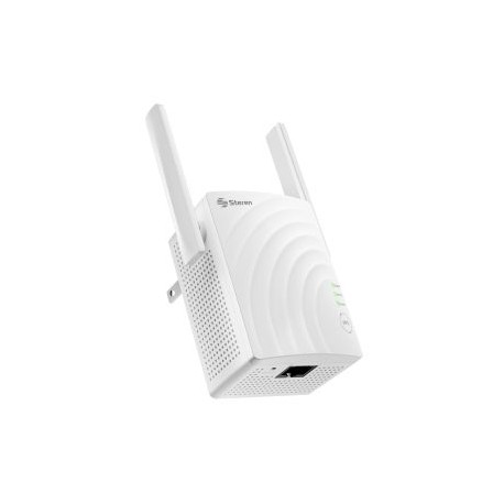 Repetidor Wi-Fi* de doble banda 2,4 GHz y 5 GHz (B/G/N/A/AC), hasta 40 m de cobertura