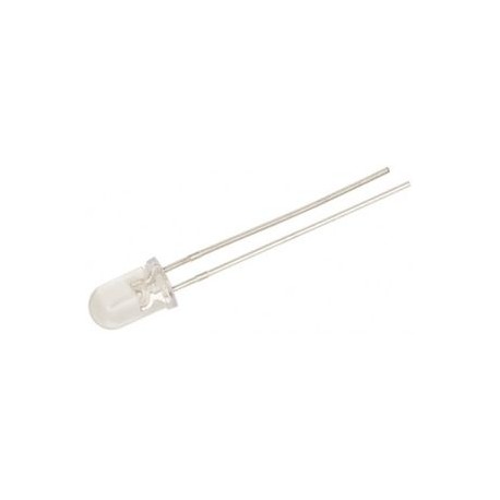 LED ultrabrillante de 3 mm, color blanco