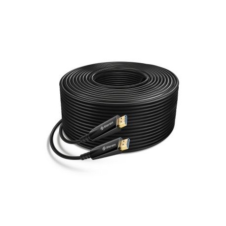 Cable HDMI 4K de fibra óptica, 50 m